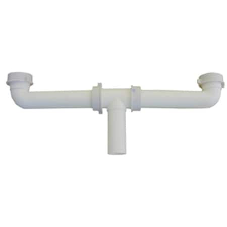 1-1/2X16 Wht Ctr Drain